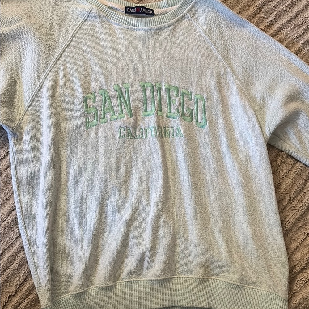 Baja Miga Light Green San Diego Sweatshirt